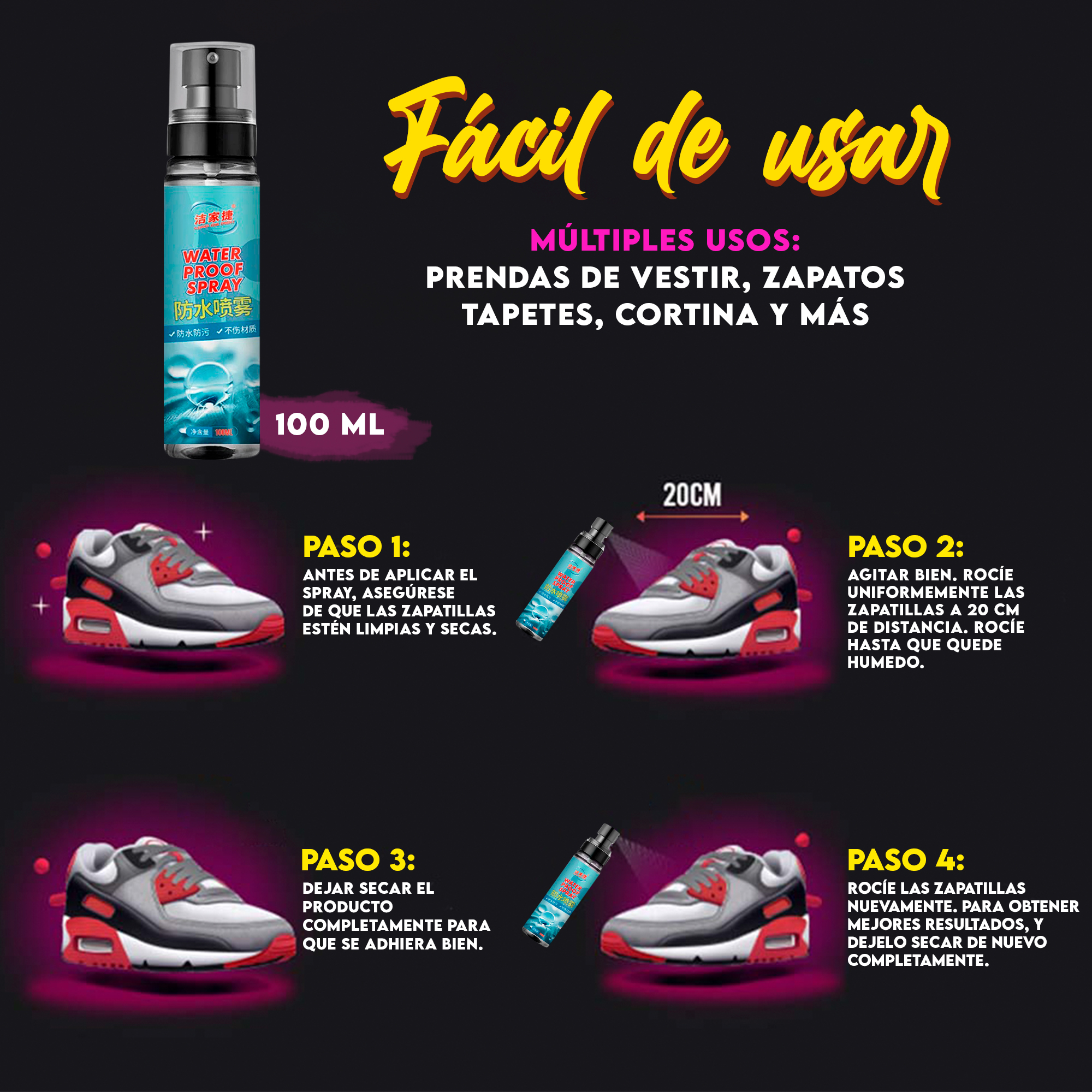 Miniatura 5 de Set x2 Spray Impermeable CENC-008x2
